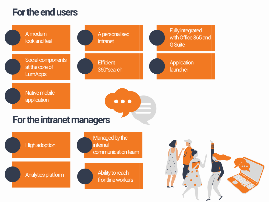 For the end users and for the intranet managers