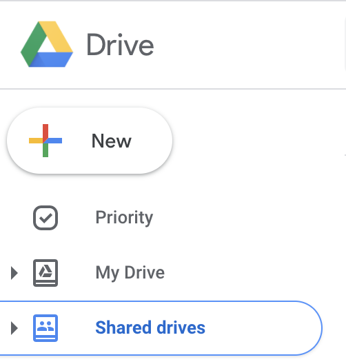 Shared folders in Shared Drives