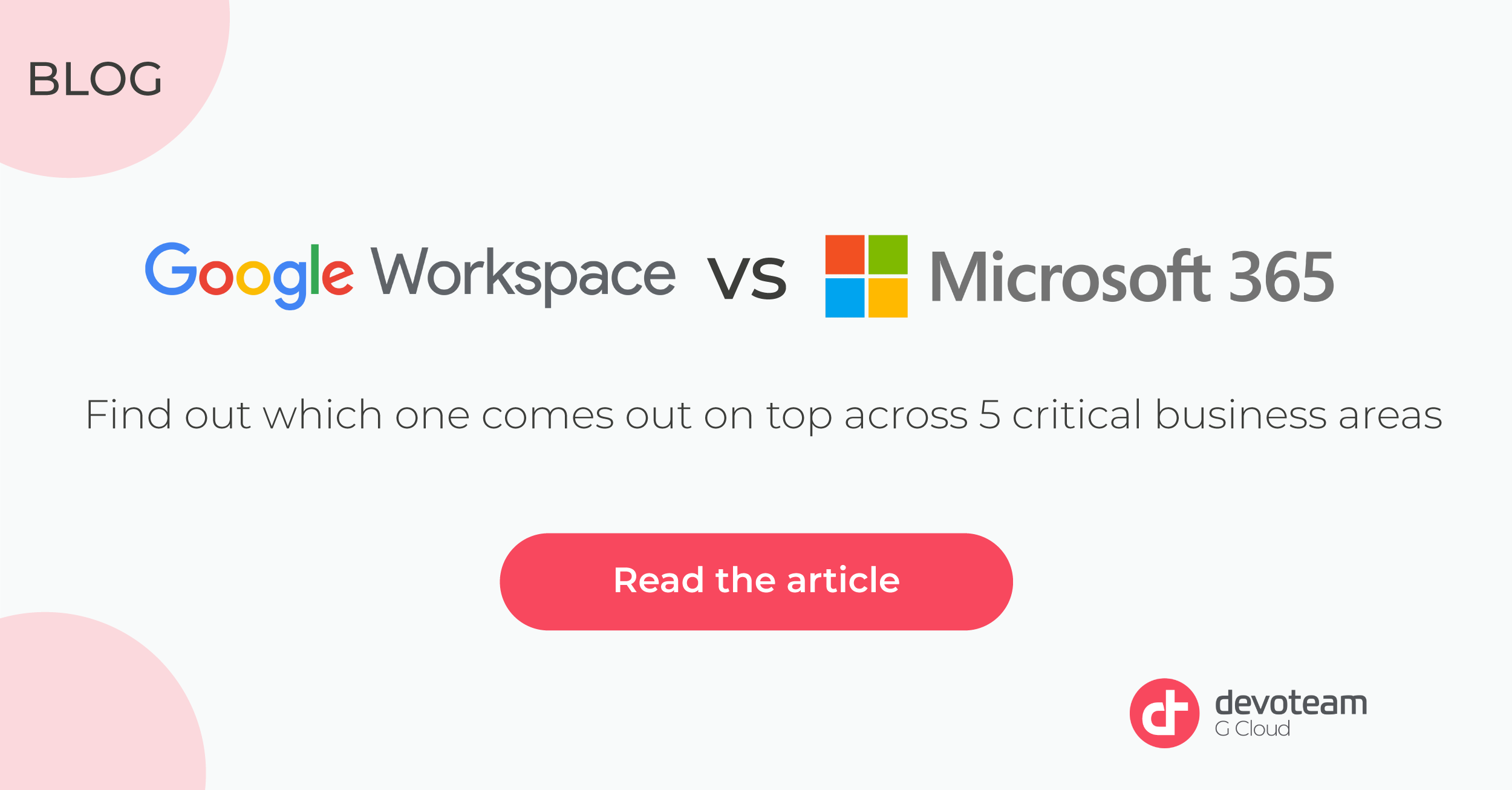 Google Workspace vs Microsoft 365 which one comes out on top?