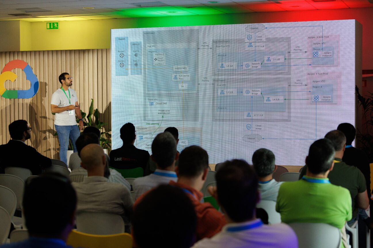 David Neves no evento Google Cloud Day