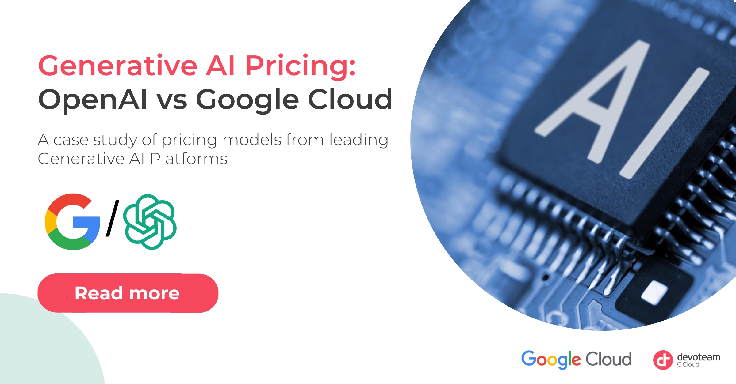 Generative AI Pricing : OpenAI Vs Google Cloud | Devoteam G Cloud