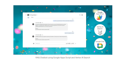 Créer un  Chatbot Google Chat en utilisant vos propres données avec Vertex AI Search et Google Apps Script