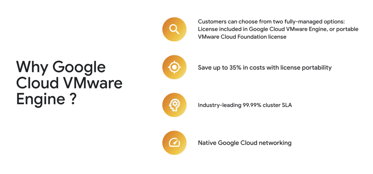 Discover the benefits how Google Cloud VMware engine to elevate your IT infrastructure and app modernisation